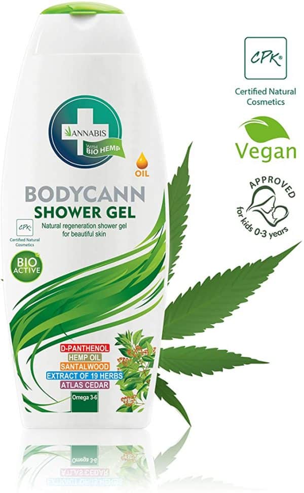 Hemp shower gel 250ml Bodycann Shower Gel
