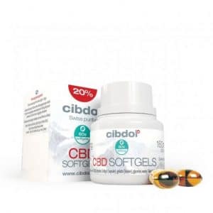 Gélules Souples au CBD 20% Cibdol
