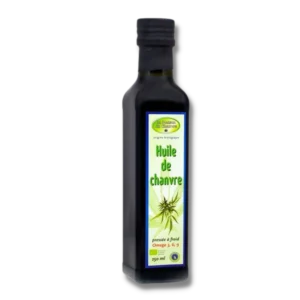 Huile de chanvre BIO pressée à froid 250ml