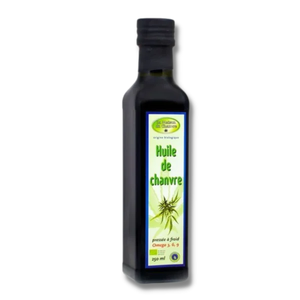 Huile de chanvre BIO pressée à froid 250ml