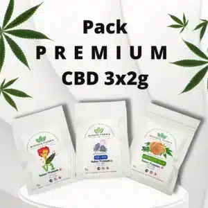 PREMIUM CBD-Packung 3 x 2g Ihrer Wahl, d.h. 6g Indoor-, Gewächshaus- und Millesime-Blüten