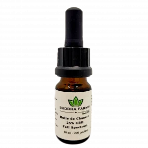 Schweizer CBD -Öl Vollspektrum Buddha Farm 10%, 15%, 20%, 25%, 30%