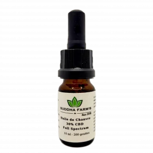 Buddha Farm's Zwitserse full-spectrum CBD-olie 10%, 15%, 20%, 25%, 30%