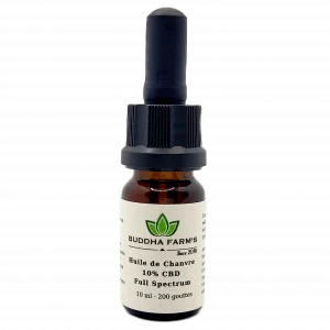 Buddha Farm's Zwitserse full-spectrum CBD-olie 10%, 15%, 20%, 25%, 30%