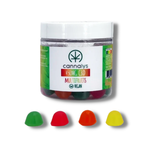 Bonbons VEGAN multi-fruits Cannalys 60g