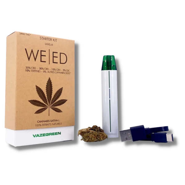 Vape Starter Kit CBD We|ed or Ha|sh - VAZEGREEN