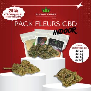 Paquete de flores de CBD de interior