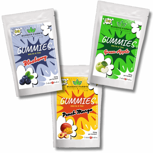GUMMIES DELTA9 THC 25mg BUDDHA FARM'S