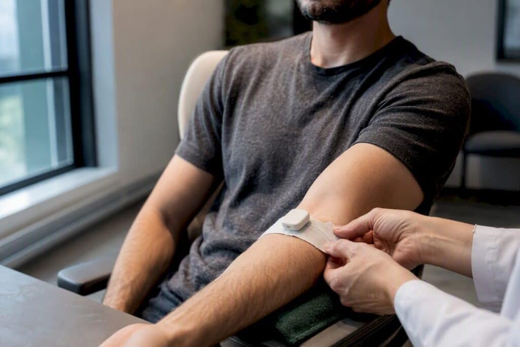 Mesure physiologique lors d'un test de stress