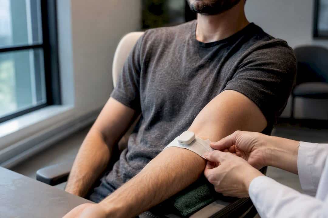 Mesure physiologique lors d'un test de stress