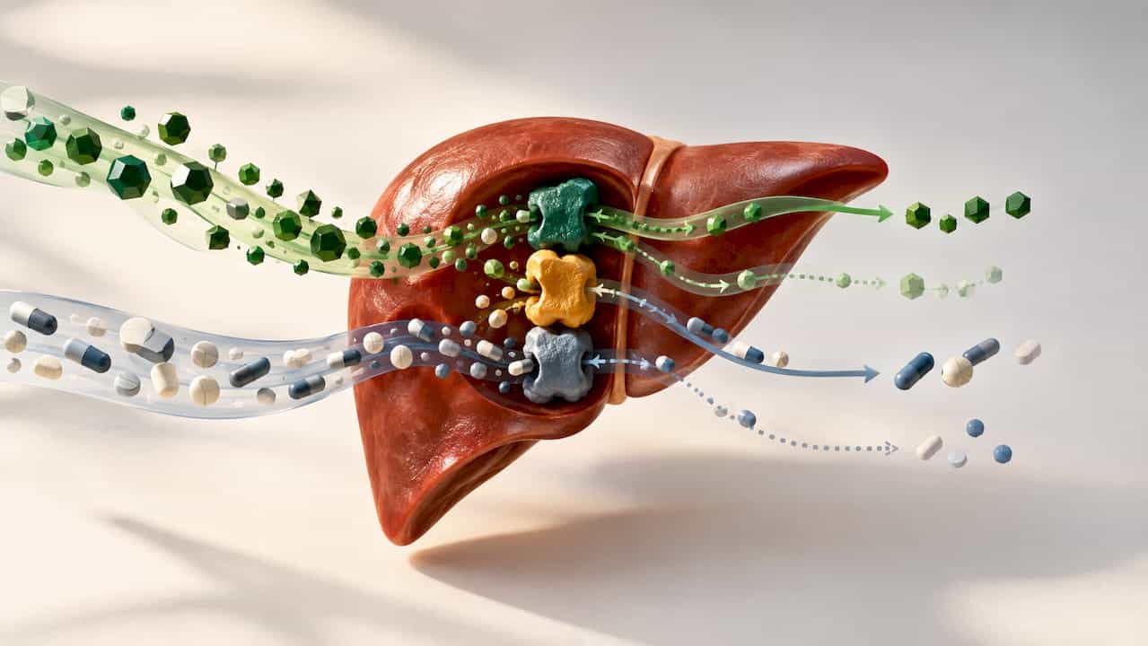 Schéma des interactions entre le CBD et les médicaments