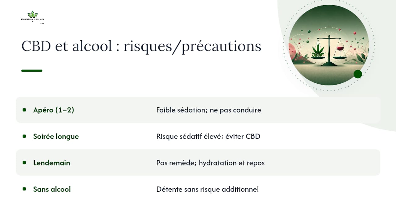 Mélanger CBD et alcool : ce que dit vraiment la science 1 Comparaison entre le CBD et l’alcool