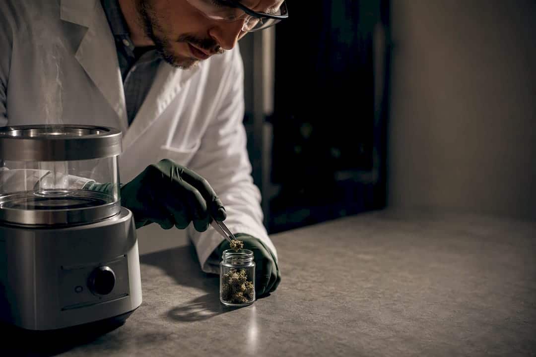 Traitement thermique du chanvre en laboratoire